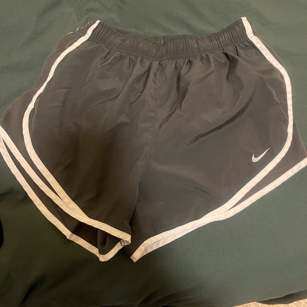 Nike Women's Charcoal Grey Athletic Shorts